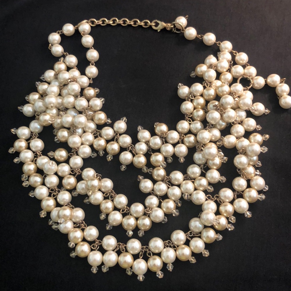 Pearl bib necklace - Stella & Dot Sophia!